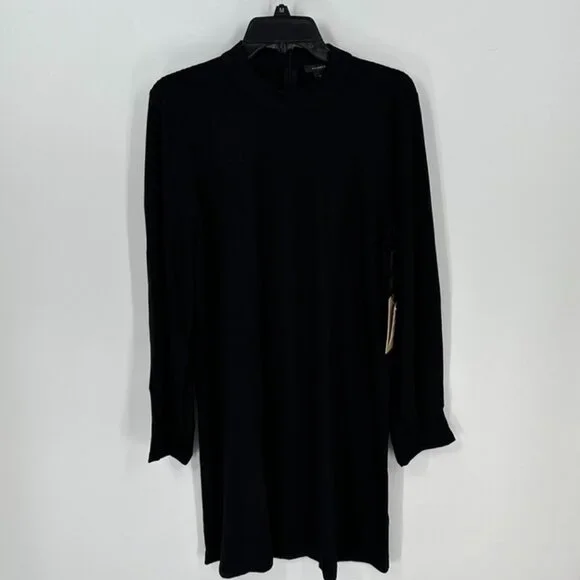 knee length dresses for ladies Halogen Purple Pink Long Sleeve Wrap Dress- Size M (~10/12)  The Saved  Collection